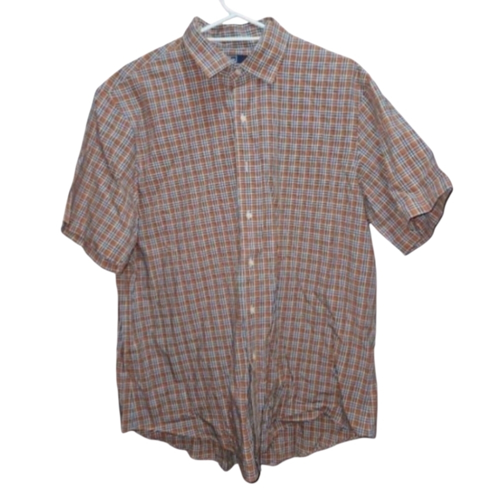 Polo Ralph Lauren Plaid Short Sleeve Preppy Shirt XL Men's